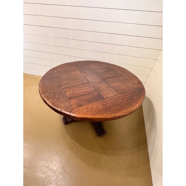 Wood 19th Century Round French Table For Sale - Image 7 of 11