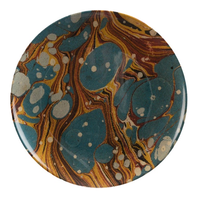 Lawrence Marbeled Melamine Dinner Plates - Set of 4 For Sale