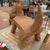 Mario Lopez Torres Vintage Rattan Coyote Bench by Mario Lopez Torres For Sale - Image 4 of 12