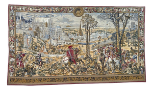 Aubusson Style Jacquard Tapestry, 1980s