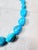 1970s Hand-Fabricated Sterling and Turquoise Nugget Necklace W/ Mosaic Inlay Clasp For Sale - Image 12 of 16