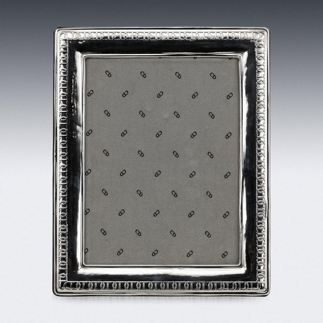 Vintage 20th Century Silver Photograph Frame by Christian Dior for Christian Dior, Paris, 1960s For Sale - Image 9 of 10