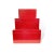 Early 21st Century Red 3 Piece Set Jewelry Box For Sale - Image 5 of 7