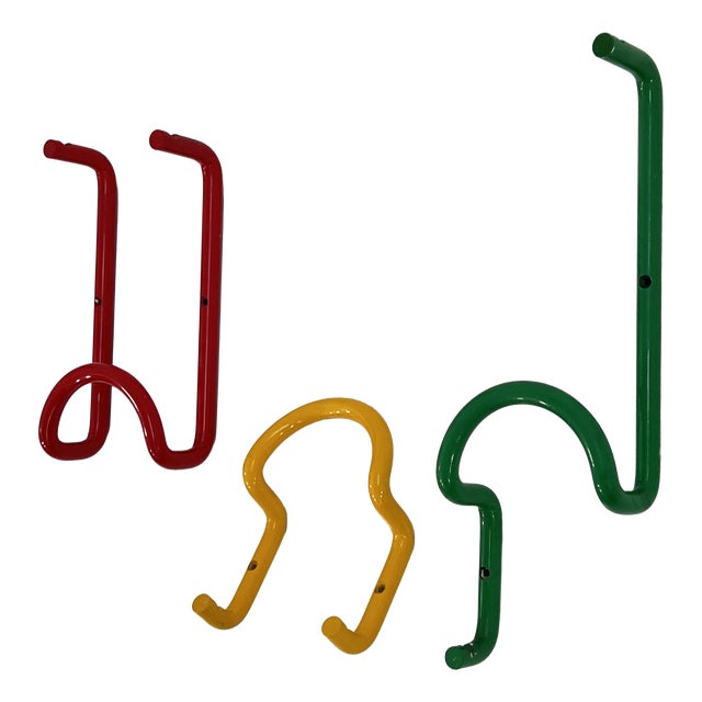 Vintage Taka Coat Hooks by Cesare Rota Nodari for Acerbis, 1960s, Set of 3 For Sale