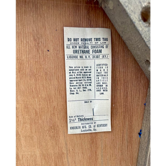 Set of 6 MCM Modernist Wood Dining Chairs by Kroehler For Sale - Image 12 of 12