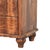 Traditional Roasted Almond Mango Wood Bedside Table For Sale - Image 3 of 8