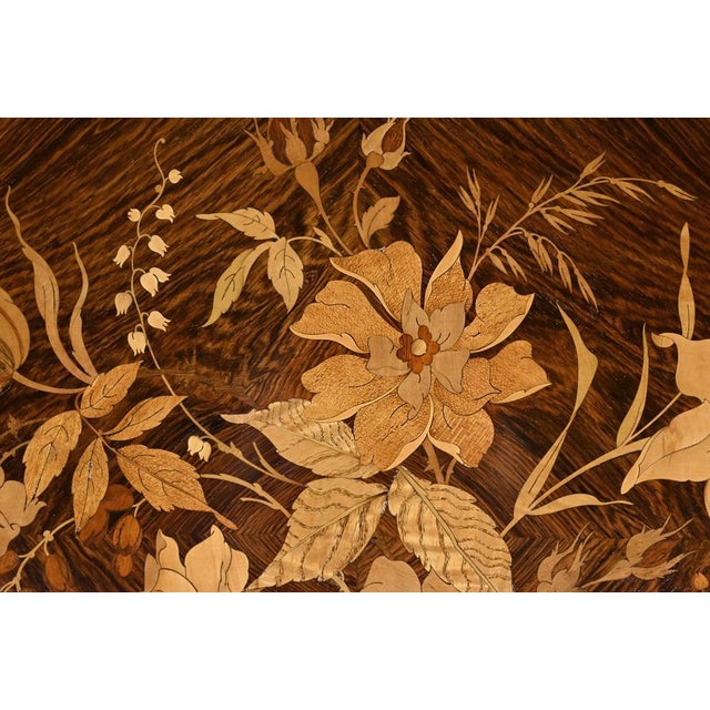 Brown 19th Century Napoleon III Center Table For Sale - Image 8 of 18