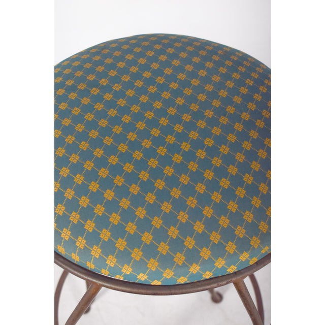 Mid-Century Danish Metal High Stools, 1960s, Set of 2 For Sale - Image 12 of 14