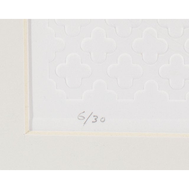 Abstract Intaglio Print With Embossing by Martin Barooshian For Sale In Indianapolis - Image 6 of 8