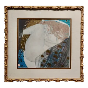 After Gustav Klimt - Danae Nude - Collotype on Paper