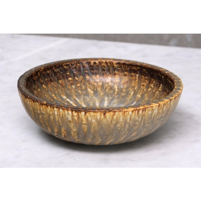 Rubus Stoneware Bowl by Gunnar Nylund for Rörstrand, Sweden, 1965 For Sale - Image 6 of 10