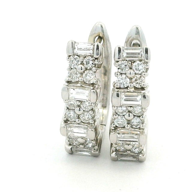 Convertible 5 Carat Black and White Diamond 18k Gold Ball Earrings, Pair For Sale - Image 11 of 18