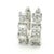 Convertible 5 Carat Black and White Diamond 18k Gold Ball Earrings, Pair For Sale - Image 11 of 18
