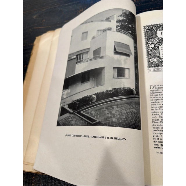 The August 1920 issue of the German architectural and design magazine Innen-Dekoration (published in Darmstadt by...