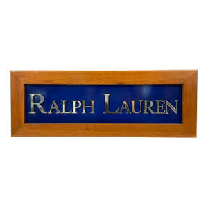 Large Vintage Ralph Lauren Display Sign