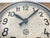 Industrial Factory Grey Wall Clock from Chronotechna, 1950s For Sale - Image 11 of 18