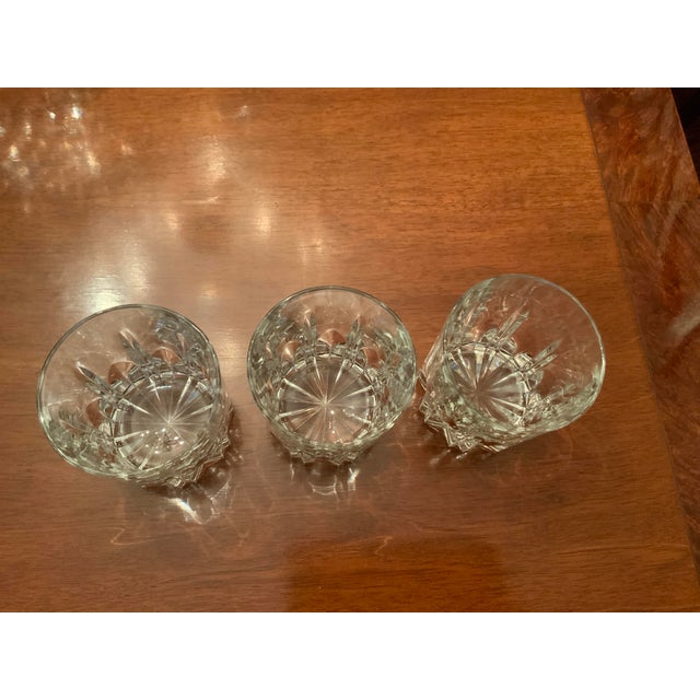 Mid-Century Modern Vintage Godinger Whiskey/ Scotch Bar Glasses - Set of 3 For Sale - Image 3 of 10