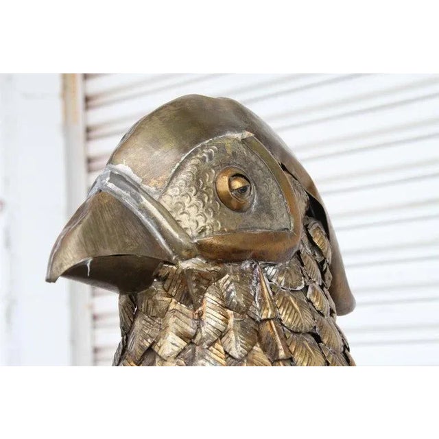 Vintage Sergio Bustamante Pheasant Bird Sculpture 54/100 Signed For Sale - Image 9 of 12