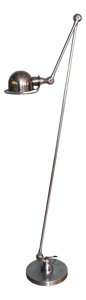 Industrial Two-Arm Floor Lamp by Jean-Louis Domecq for Jieldé, 1950s