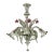 Vintage Venetian Glass Chandelier For Sale