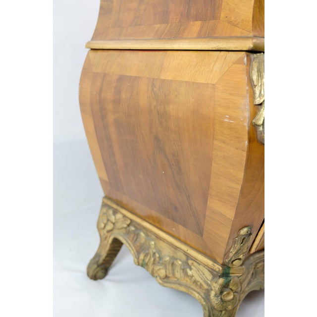 Danish Rococo Chest of Drawers in Walnut, 1880s For Sale - Image 4 of 14