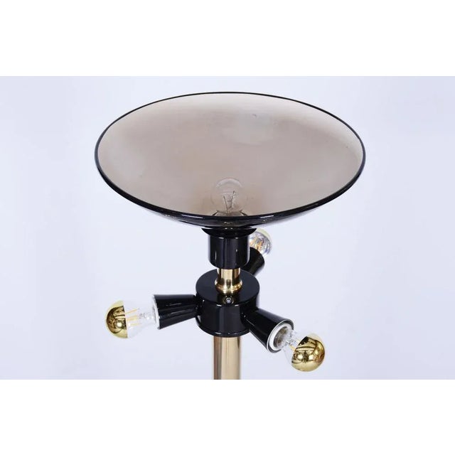 Mid-Century Modern Mid-Century Brass Floor Lamp attributed to Kamenický Šenov, 1960s For Sale - Image 3 of 10