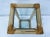 Rattan and Raffia Pedestal Table With Glass Inserts For Sale - Image 10 of 13
