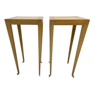 1990s Pair of Donghia Madrid Side Tables For Sale