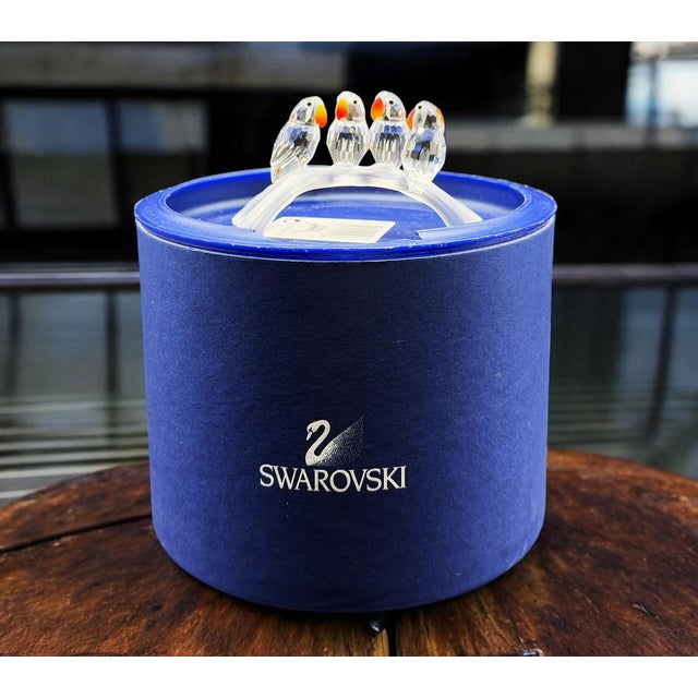 This stunning Swarovski creation, designed by Adi Stocker, celebrates the elegance of crystal with a group of four dwarf...