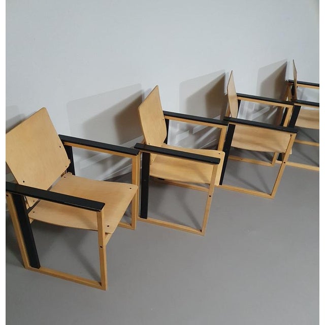 Finnish Dining Table and Chairs by Simo Heikkilä Pentik, 1980s, Set of 5 For Sale - Image 12 of 18