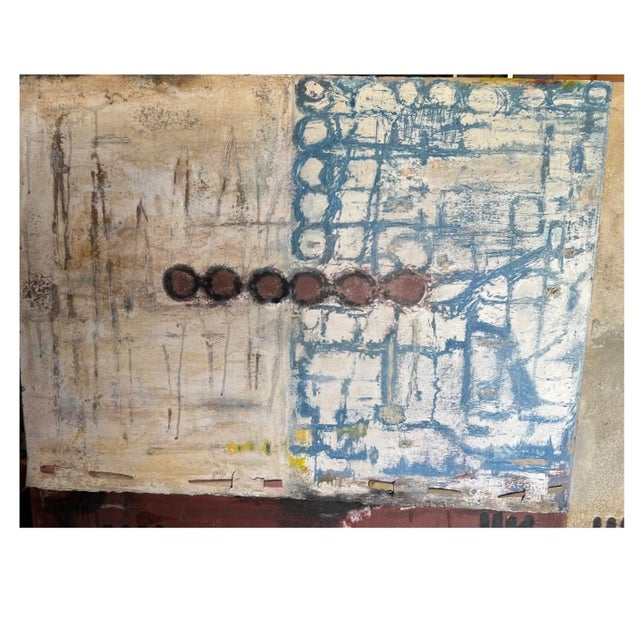 2000 - 2009 Mixed Media Mid Century Modern Abstract Art on Canvas by Craig McCord For Sale - Image 5 of 11