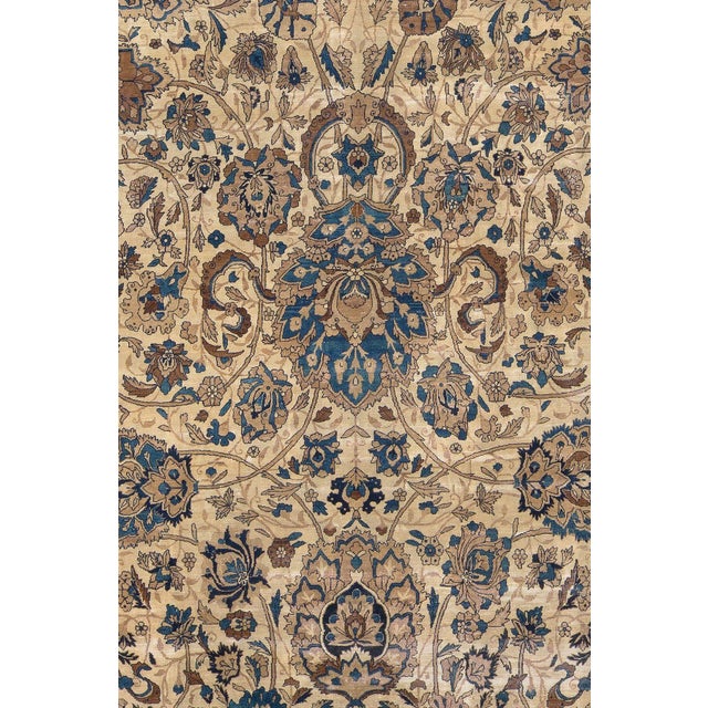 Late 19th Century Palace Size Antique Indian Rug For Sale - Image 5 of 6