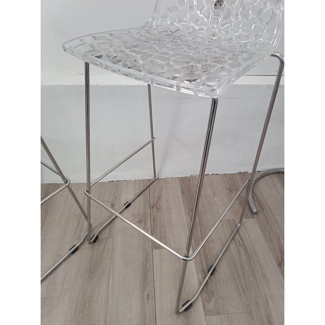 Metal Bar Stools, Italy, 2000s, Set of 2 For Sale - Image 7 of 12