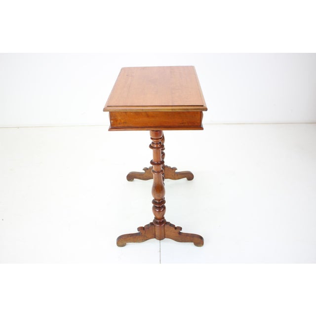 Solid Wood and Veneer Sewing Table, 1895 For Sale - Image 9 of 16