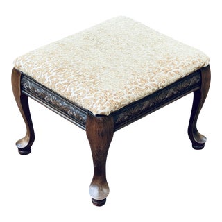 Antique Millersburg Queen Anne Carved Footstool For Sale