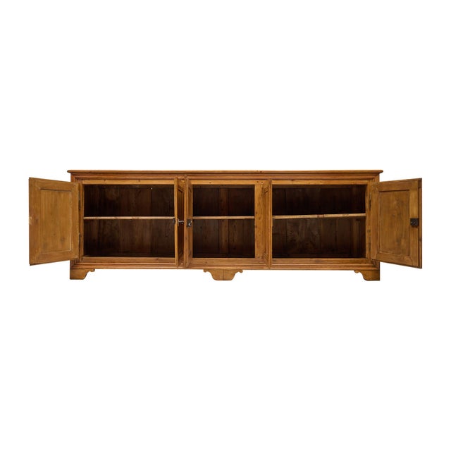 Wood Louis Philippe French Antique Buffet, Solid Wood, Circa 1880 For Sale - Image 7 of 9