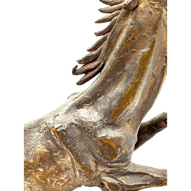 1950s Frank Eliscu Bronze of a Jumping Horse For Sale - Image 4 of 17