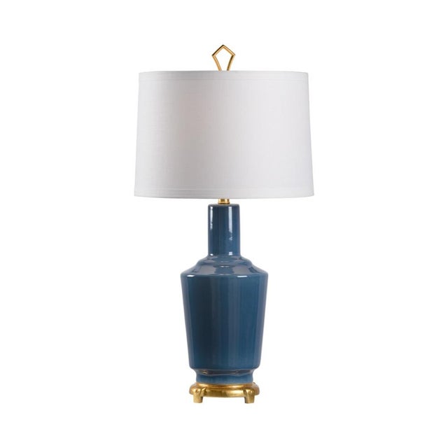 Wildwood Emma Table Lamp - Turkish Blue For Sale In Raleigh - Image 6 of 6