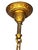 Art Deco Gold 4 Light Pendants With Original Finish 1920s #2597 For Sale - Image 3 of 7