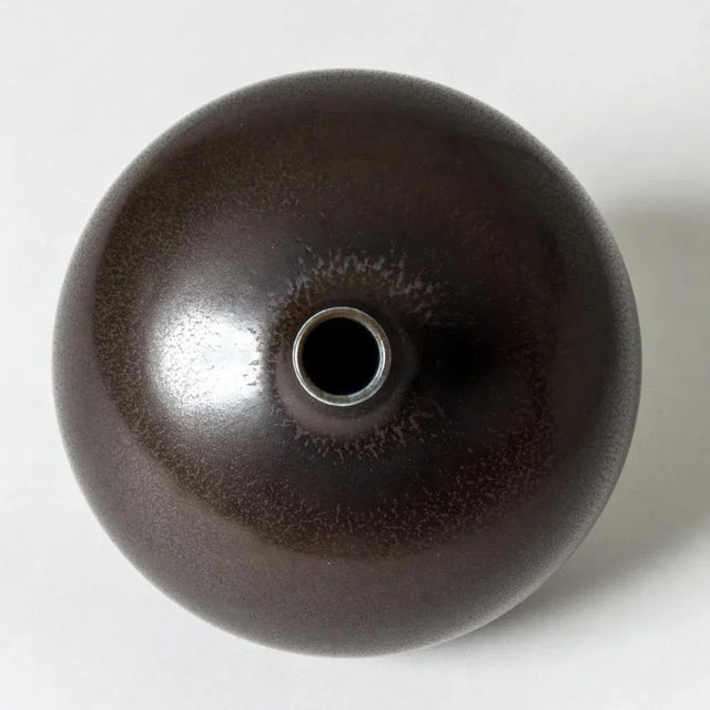 Gustavsberg Stoneware Vase by Berndt Friberg for Gustavsberg, 1950s For Sale - Image 4 of 8