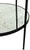 Black NOIR Anna Side Table in Black Metal with Antique Glass For Sale - Image 8 of 9