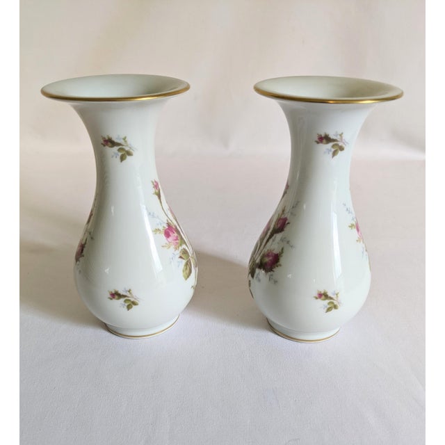 Vintage Rosenthal Selb Germany Kunstabteilung Porcelain Vases a Pair