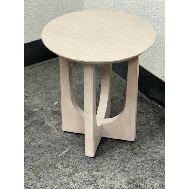 Modern Mac International Wood Side Table For Sale - Image 3 of 12