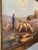 Textile Framed Dutch Oil on Canvas "Sheep in the Field", Late 19th Century For Sale - Image 7 of 8