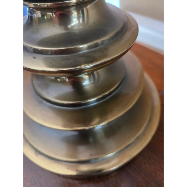 Mid-Century Modern Vintage Mid Century Modern Brass Stiffel Lamps - A Pair For Sale - Image 3 of 16