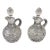 Glass Cruets With Intricate Design - For Sale