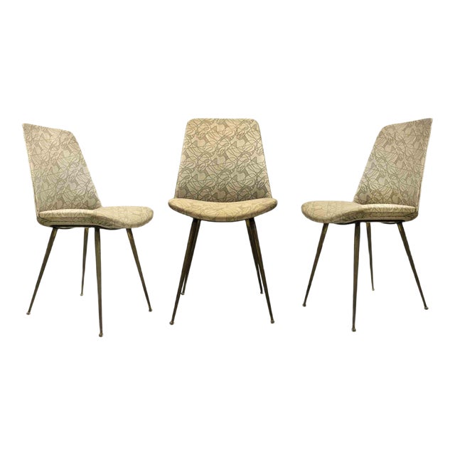 Vintage Chairs, Italy, Mid-20th-Century, Set of 3 For Sale