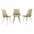 Vintage Chairs, Italy, Mid-20th-Century, Set of 3 For Sale