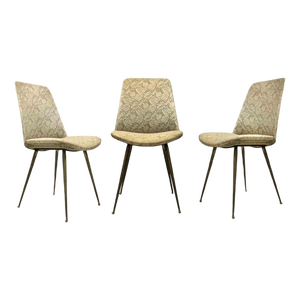 Vintage Chairs, Italy, Mid-20th-Century, Set of 3
