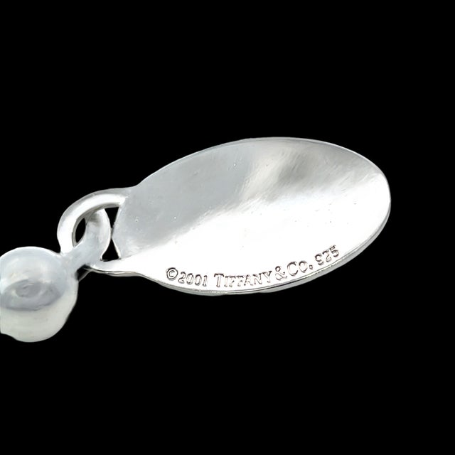 Silver Late 20th Century Tiffany & Co Estate Hanging Ornament Keychain Sterling Silver For Sale - Image 8 of 10